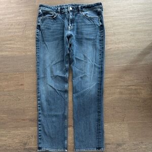 Express Men's Indigo Straight Jeans